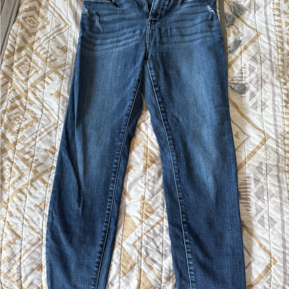 Knox Rose Blue Straight Leg Jeans